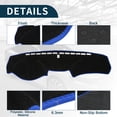 thumbnail image 4 of Unique Bargains Dash Cover for Honda Insight Non-Slip | Center Console Dashboard Cover Mat Black Blue 1 Pcs, 4 of 7