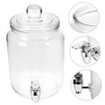 thumbnail image 4 of OATIPHO Clear Glass Wine Storage Bottle for Home Use Sealed Container, 4 of 8