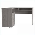 thumbnail image 7 of Desks L-Shaped Bradford with Keyboard Shelf | Light Gray | Particle Board, 7 of 7