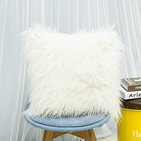 12 Plush Throw Pillow Case Faux Fur Fuzzy Decorative Cushion