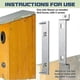 thumbnail image 2 of 2 Sets Bird House Hanger Brackets - Durable Mounting Support for Securing Bird Houses Outdoors, 2 of 5