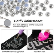 BEADSLAND 14400PCS Hotfix Rhinestones Bulk for Crafts DIY, Crystal, SS10