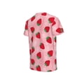 thumbnail image 5 of Honeii Strawberry Print Kids Boy T-Shirt,Breathable Round Neck Tee,Stylish Summer Tee for Boys, for Outdoor Activities and Casual Wear, 5 of 7