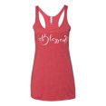 thumbnail image 2 of Wild Bobby, Blessed Inspirational Quote Heart Love, Inspirational/Christian, Women Tri-Blend Racerback Tank Top, Vintage Red, X-Large, 2 of 3