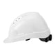 thumbnail image 3 of Casco con visera, casco, defensor, gafas integradas, casco de seguridad (blanco), 3 of 10