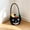 White, variant on Halloween Cotton Rope Woven Trick-or-Treat Basket, Pumpkin Face Handheld Storage Tote for Kids Candy Collecting