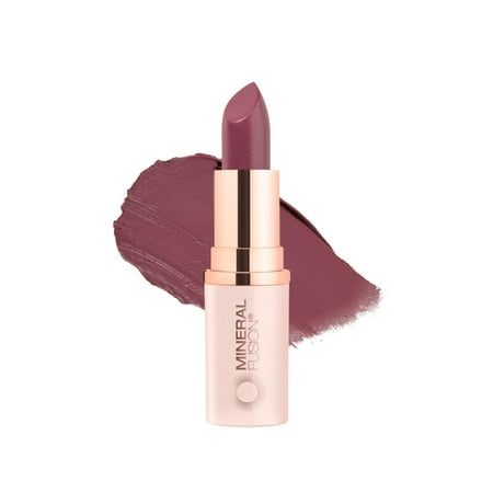 Mineral Fusion Lipstick Alluring, Purple Plum, 0.13 oz, Smudge-Free, Long Lasting