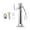 Chrome, variant on Yajisi Premium Universal Car Air Horn Super Loud 180DB Single Trumpet Truck Air Horn Warning Siren for Vehicles Trains Boats DC 12-24V Red Color (9.84 inches / 25 cm)