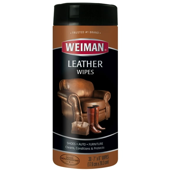 Weiman Leather Wipes-30 Wipes/Pkg WW91