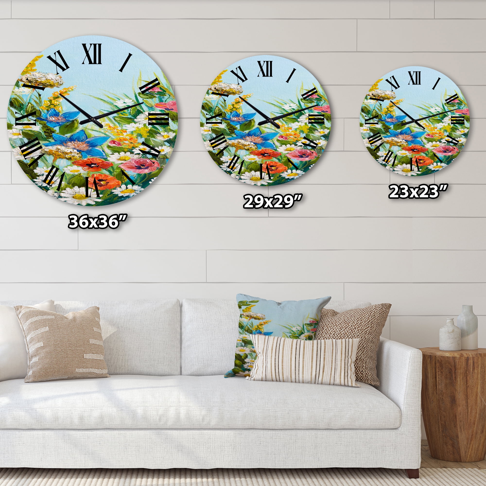 Designart 1 in Quartz Traditional Wall Clock