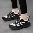 thumbnail image 7 of Women's Solid Color Running Shoes Outdoor Soft Sole Lightweight Slip On Sneakers White 42, 7 of 7