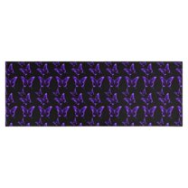 Purple Butterfly Pattern Kitchen Rug Mat,Kitchen Runner Rugs Non Skid Washable,Decorative Kitchen Floor Mats for Kitchen,Sink,Laundry,17"X47"