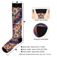 thumbnail image 3 of FORMRS Womens Knee High Socks Casual Long Thick Travel Daily Wear, 1 Pair, Colorful Abstract Eagle, 3 of 6