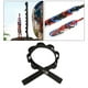 thumbnail image 1 of Cuerda de cadena de margaritas ajustable, cordón de bucle múltiple, montañismo, mochilero, escalada, hamaca de nailon, seguridad para , senderismo Negro, 1 of 8