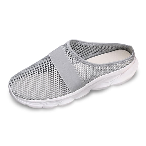 Slippers for Women,Comfortable Slipper For Casual And Sporty Outfits Seasons Easy On Design With Closed Toe Versatile Flat Sole For Daily Wear,Womens Slippers,Grey,6.5