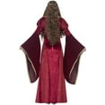 thumbnail image 2 of Medieval Queen Deluxe Costume Adult Red Tales Of Old England Medium Female Fancy Dress Party Book Week Halloween, 2 of 2