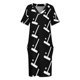 thumbnail image 3 of Vestido de mujer con bolso con cremallera Vestido de mujer para ocasiones especiales con solapa de croquet y bola en silueta blanca, 3 of 6