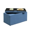 thumbnail image 4 of Convenience Concepts Designs4Comfort Sheridan Storage Bench w/ 2 Side Ottomans, 4 of 5