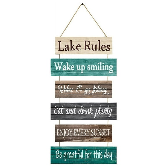 Inspirational Wall Art Decor for Office Bathroom, Wooden Rustic Hanging Motivational Wall Art Decoration Sign B