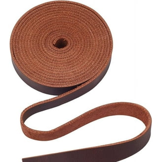 ELW Brown Tooling Leather Straps 1/2