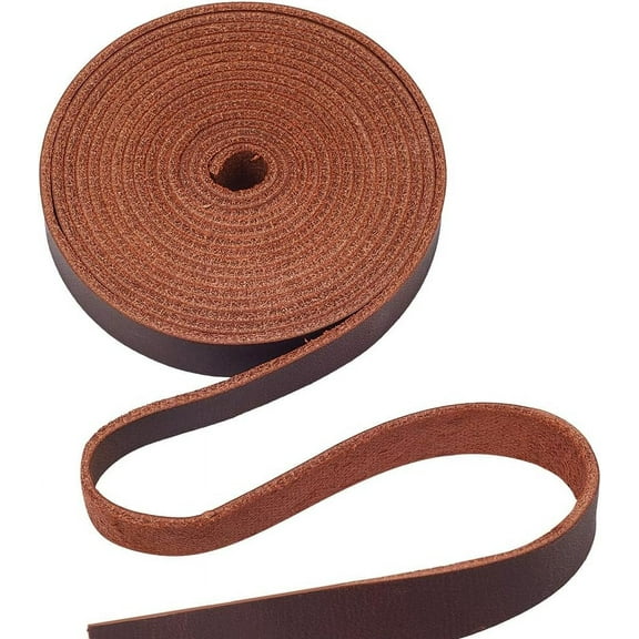 72 Inch Top Grain Real Leather Crazy Horse Leather String 1/2 Inch Wide Genuine AB Grade Cowhide Leather Strap 1.8mm Thick Flat Leather Strips for Crafts Tooling Wrapping Projects Peru DIY
