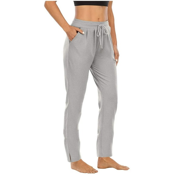 Yoga Pants for Women Wide Leg Yoga Trousers With Tie Waist and Pocket High Waisted Buttery Soft Stretchy Workout Pants Women Leggings