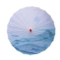 thumbnail image 2 of Sombrilla de papel engrasado chino de 32,28 pulgadas para bodas, fiestas y cosplay. J, 2 of 8