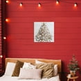 thumbnail image 2 of Stupell Industries Beachy Shiplap Christmas Tree Canvas Wall Art, design by Sasha, 17 x 17, 2 of 7