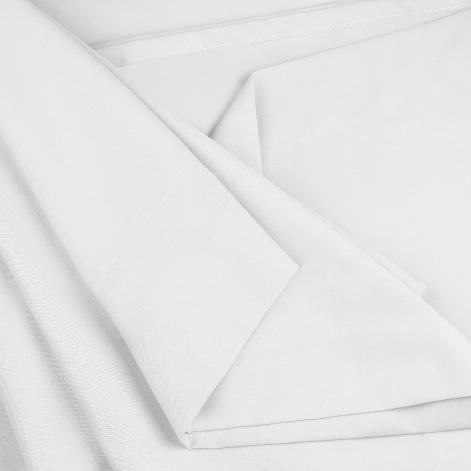 Extra Deep Pocket 6 Piece Bed Sheet Set – Super Deep Fitted Sheet Fits Mattress from 18-24 inces Depth – Double Brushed Microfiber Sheets with 4 Pillow Cases, California King, White