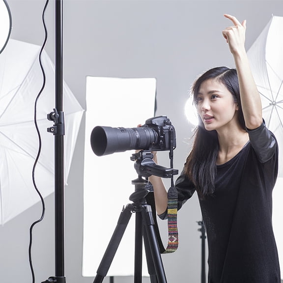 CTIRCHIU Dslr Camera Sling Strap Black 1Pack 39In