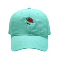 thumbnail image 2 of Baseball Hats for Women Men Stylish Embroidered Rose Soft Top Fashionable Adjustable Dad Streetwear Sun Protection Summer Mens Caps, 2 of 3