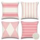 thumbnail image 1 of Fundas de Almohada OTOSTAR Impermeables 50x50 cm Poliéster Rosa Juego de 4, 1 of 9