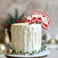 thumbnail image 3 of Gift New Year DIY Decorations Cupcake Ornament Polar Bear Reindeer Merry Xmas Insert Card Christmas Cake Toppers Cartoon Santa Clause 3, 3 of 8