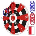 thumbnail image 1 of Target Toss Game SWOOC, dardos, tablero de madera, anillos blandos, 1 of 5
