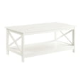 thumbnail image 2 of Convenience Concepts Oxford Collection Coffee Table with Shelf, Ivory, 2 of 5