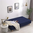 thumbnail image 4 of Housse Extensible pour Canapé-Lit Sans Accoudoirs, Housse de Futon Élastique en Polyester Spandex Lavable, Housse de Canapé-Lit Pliant, Housse de Siège, 4 of 7