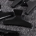thumbnail image 3 of 8 UNIDS Abrazaderas de mariposa antideslizante Elegante estilo Garra Clips de pelo para peluquería (Negro), 3 of 3