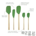 thumbnail image 6 of Flex-Core Spatula Wood Handled Set (Set of 5) - Pesto, 6 of 6