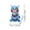 Blue three-mouthed monster, variant on New cute cartoon Q-version music monster plush toy creative doll fan collection birthday gift