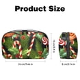 thumbnail image 5 of Christmas Electronic Travel Case Organizer USB Case Charger Phone Case Cable Organizer, Oxford Fabric Waterproof Portable Digital Storage Bag for Cables, Chargers, Phones - 5.9x9.44x3.14 in, 5 of 6