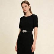 Aellinatey Stretchable Waist Belt with Adjustable Elastic for Jeans and Casual Pants