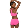 thumbnail image 6 of Fresh by Fruit of the Loom Juniors So Sporty Seamless Racerback Crop Top, Style FR137W, Sizes XS to 3XL, 6 of 7