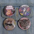 thumbnail image 4 of Alfileres redondos creativos de hojalata para mujer, alfileres de amor, Animal, gato, Rana, Ojo de pato, letra, insignia de Brook de aleación, accesorios de joyería Punk, regalo, 4 of 4