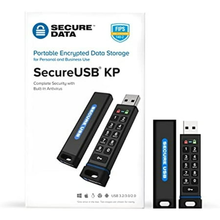 SecureData 8GB SecureUSB KP Encrypted Flash Drive with Pin Authentication price history on PriceWatchPro