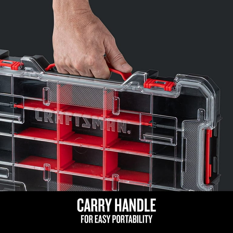 Craftsman VERSASTACK 20-Compartment Plastic Small Parts Organizer | CMST17828