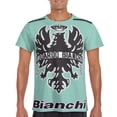 thumbnail image 5 of Camiseta Bianchi para hombre, camisetas de verano, camisetas de colores lisos, ropa de hombre con cuello redondo, 5 of 5