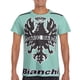 thumbnail image 5 of Camiseta Bianchi para hombre, camisetas de verano, camisetas de colores lisos, ropa de hombre con cuello redondo, 5 of 5