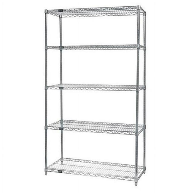 Étagère en Fil d'Acier Inoxydable à 5 Étagères&44; 24 x 30 x 54 Po.