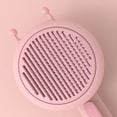 thumbnail image 3 of Little Pet Needle Comb Self Cleaning Removes Floating Hair One Key Button Little Bee Shape Cat Grooming Massager Brush, 3 of 5
