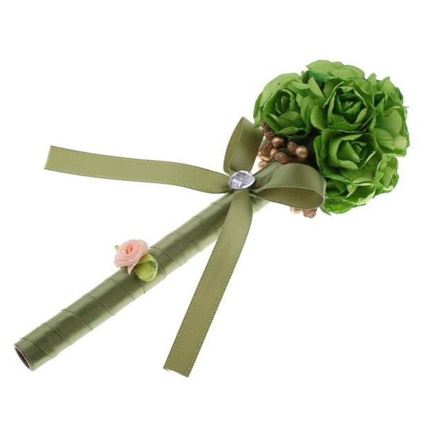 Hermosa Libro De Invitados Firma Bolígrafo Boda Suministros Para Fiestas Verde Yuyangstore Pluma de firma de la boda